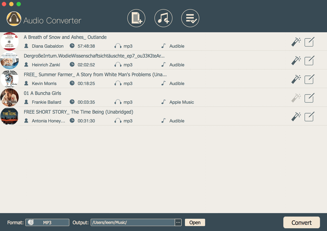 TunesKit Audiobook Converter for Mac Screenshot