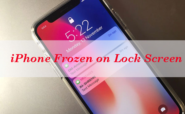 iphone frozen on lock screen
