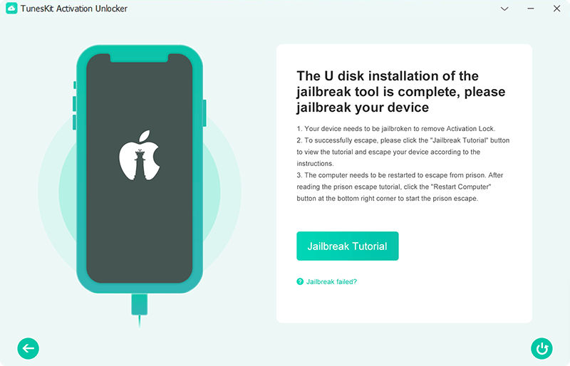 jailbreak your device to bypass activation lock