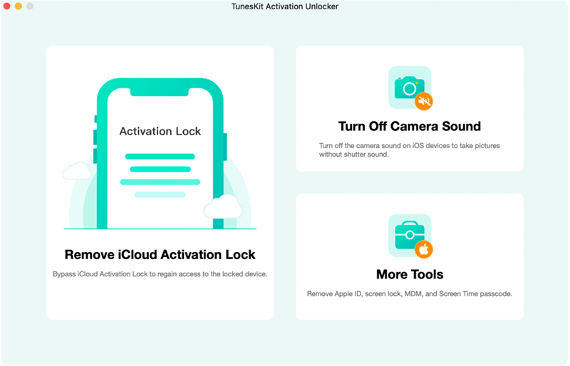 bypass activation lock with tuneskit