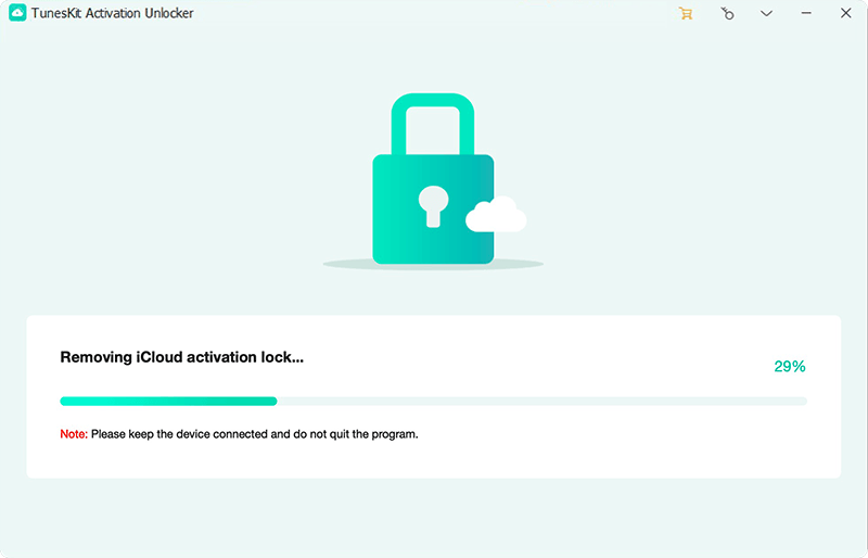 start to remove activation lock