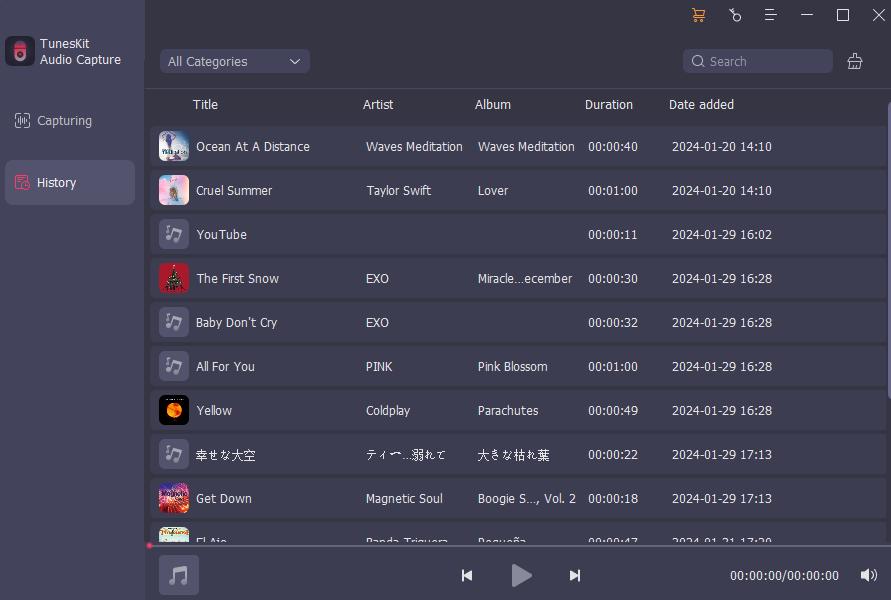 save download streaming music