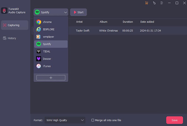 tuneskit audio capture best recording software for pc and mac