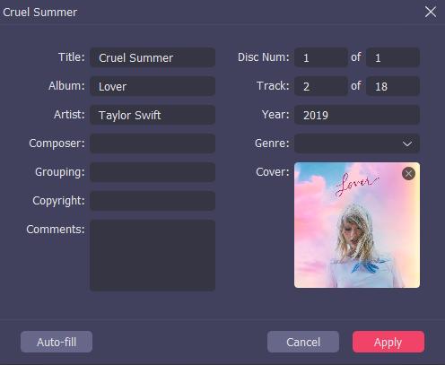 edit album cover