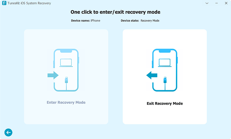 iphone exit recovery mode free