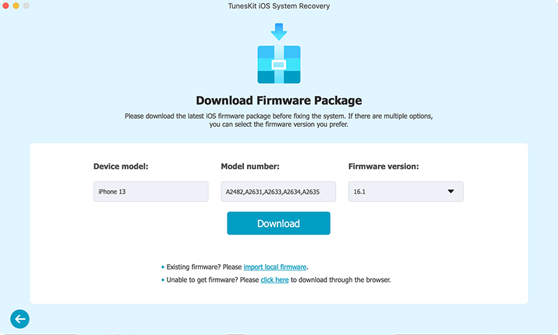 download firmware to computer