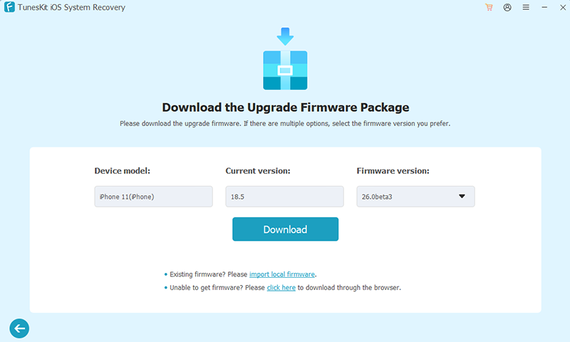 upgrade to ios 26 beta
