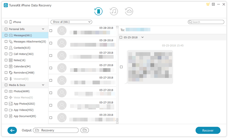 recover data on iphone