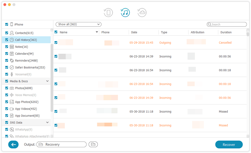 tuneskit iphone data recovery