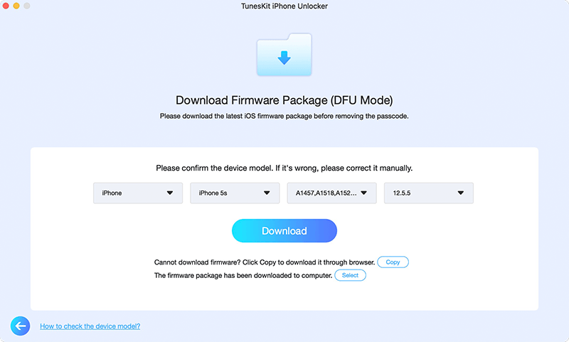 download firmware package