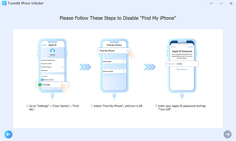 disable find my iphone on your ios device