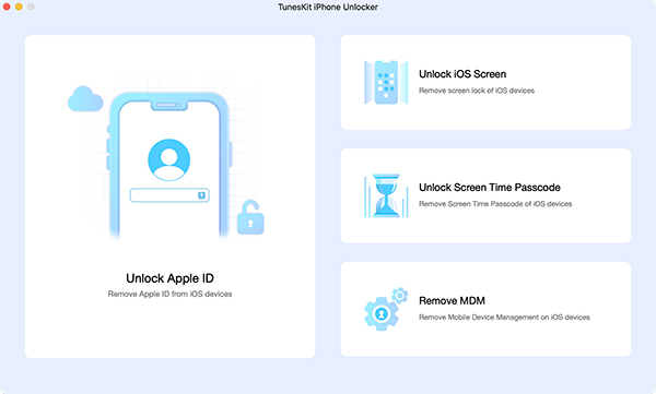 choose unlock apple id option