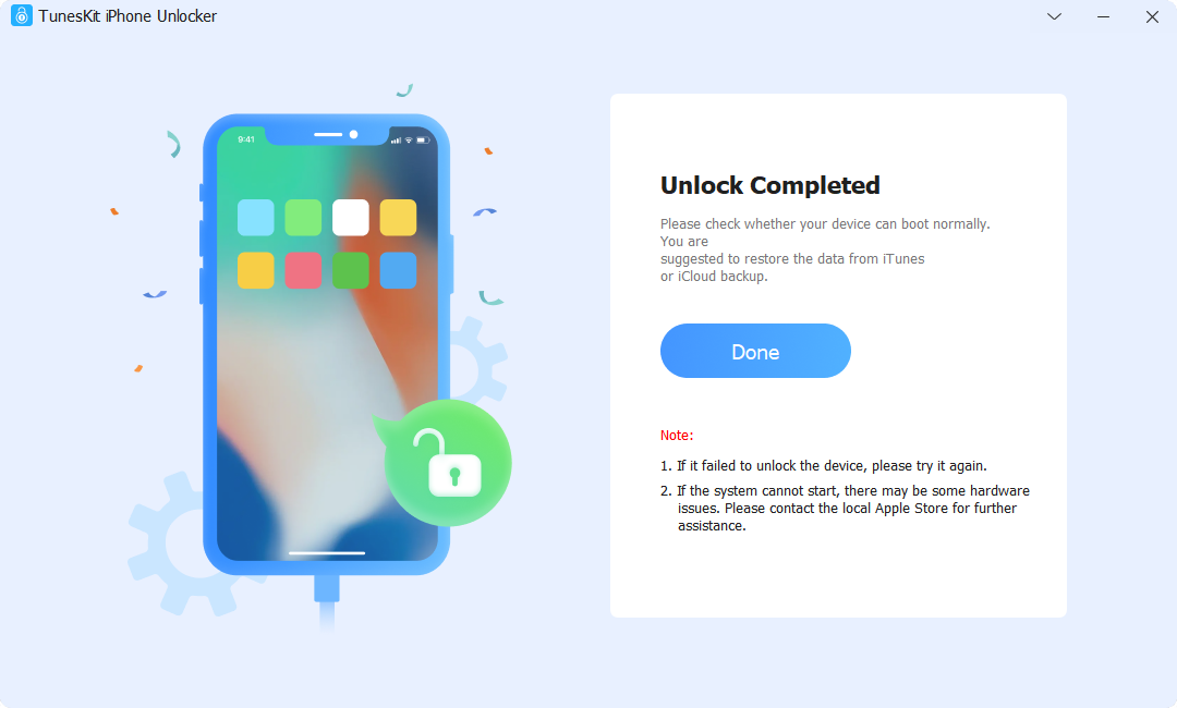 TunesKit iPhone Unlocker for Windows 2.6.0 full