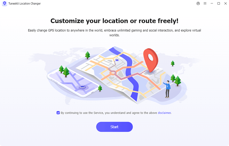 launch tuneskit location changer
