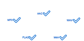 popular audio formats