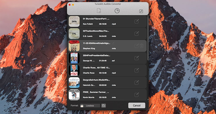 TunesKit Audible Converter for Mac 1.2.0.21 破解版 – DRM媒体转换器