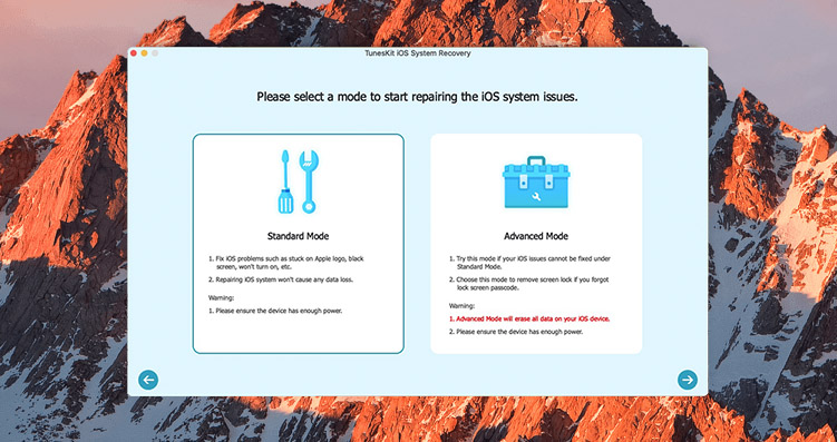tuneskit ios system recovery for mac tuneskit ios system recovery for mac