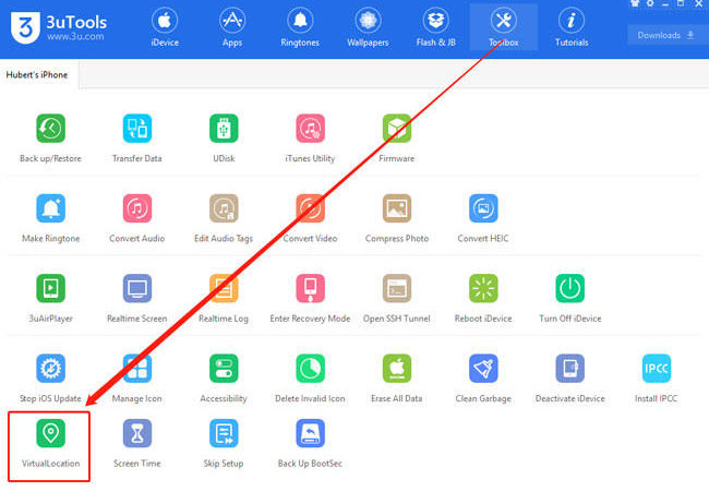 3utools virtual location