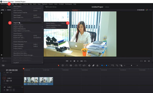 davinci resolve add watermark