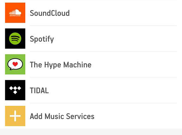 add soundcloud to sonos mobile