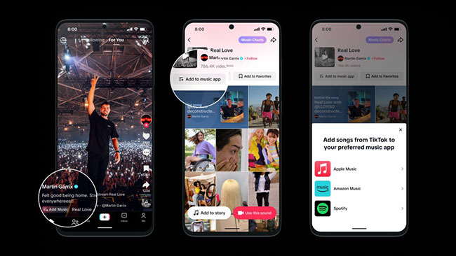 add tiktok music to apple music