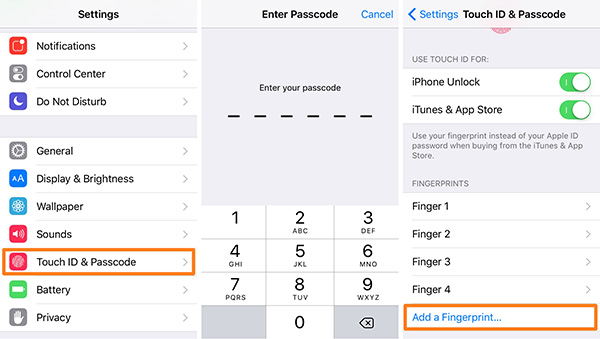 add touch id to ipad