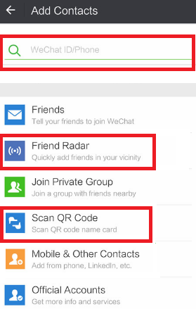 add wechat id