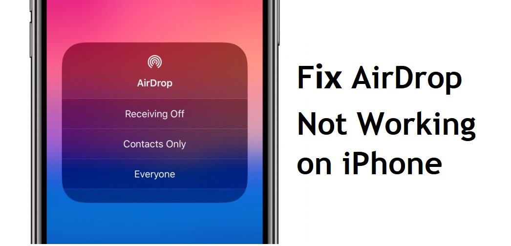 Airdrop not working