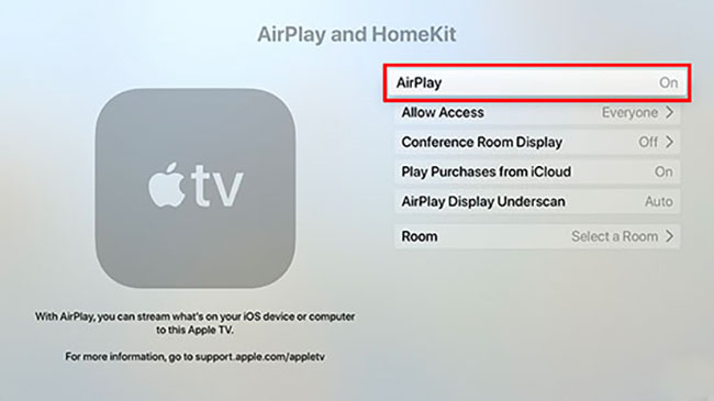 airplay apple tv