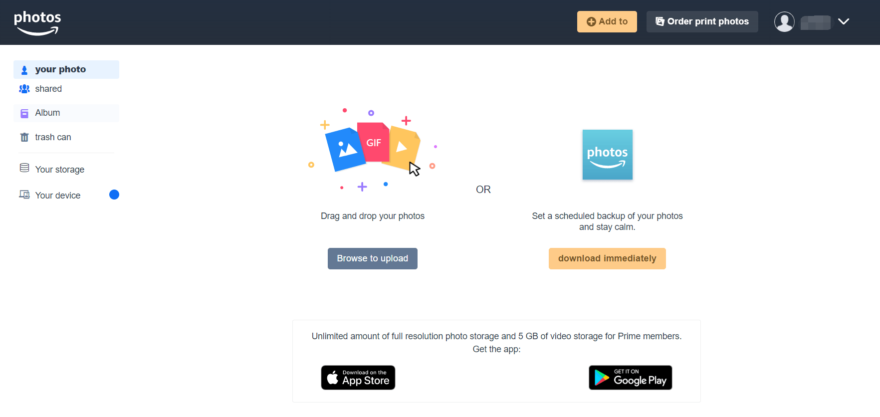 amazon photos backup amazon photos backup