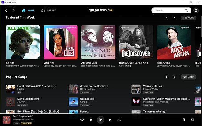 amazon music app xbox