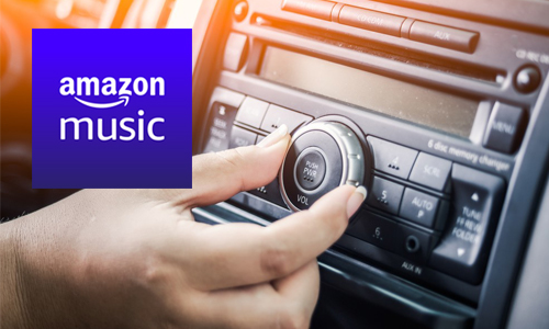 listen to amazon music in car