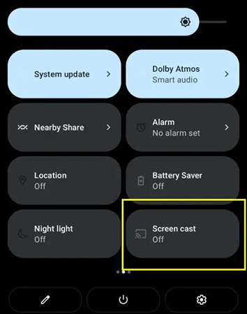 android screen cast