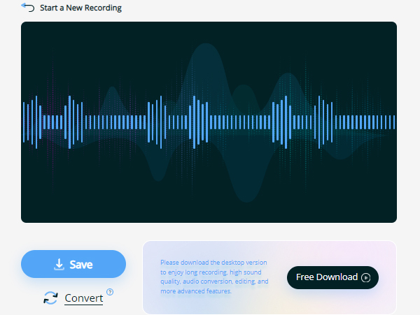 save record streaming audio online
