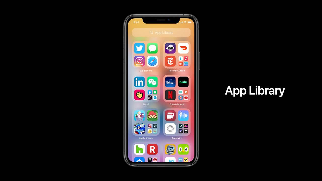 find your apps in apps library