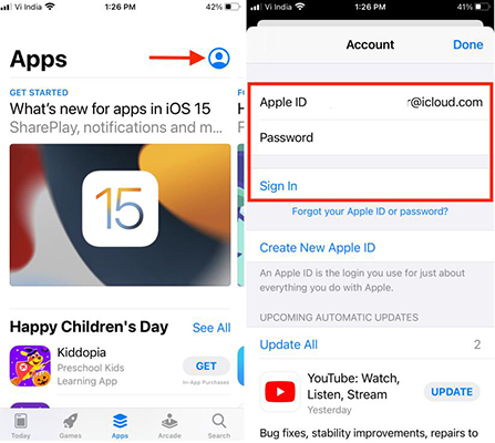 app store apple id