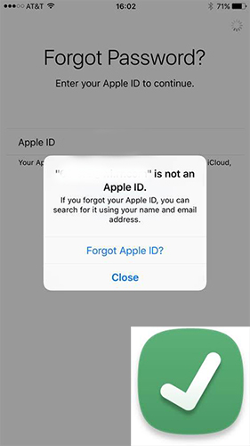 how to fix apple id does not exist