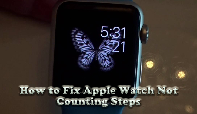apple watch not counting steps