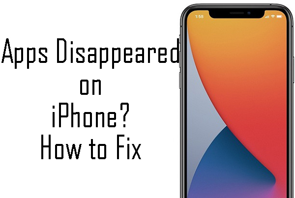 apps disappeared on iphone