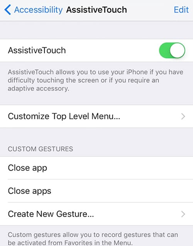 turn off assistivetouch