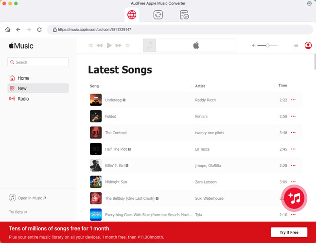 audfree apple music converter