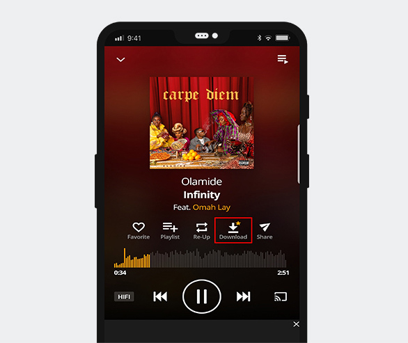 audiomack download to phone