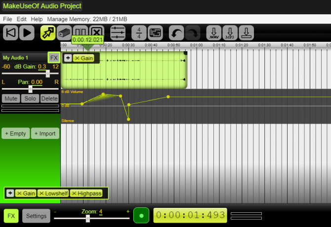 free online audio editor