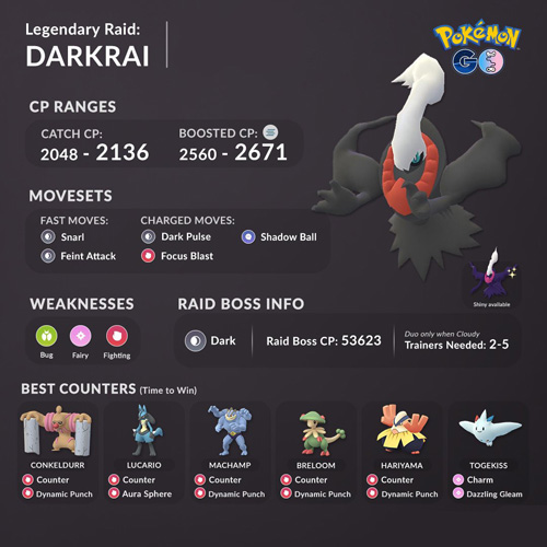 best darkrai counters