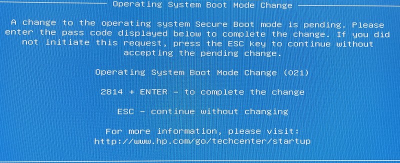 boot setup