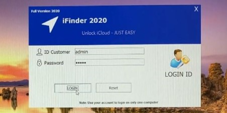use ifinder to bypass icloud lock