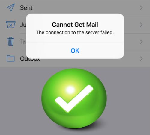 iphone cannot get mail