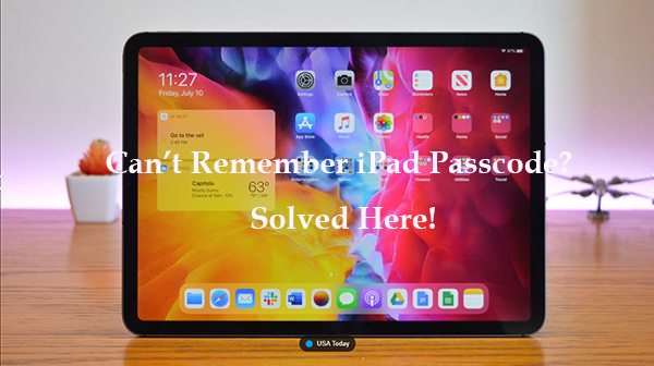 cant remember ipad passcode
