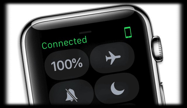 check the connection between iphone and apple watch