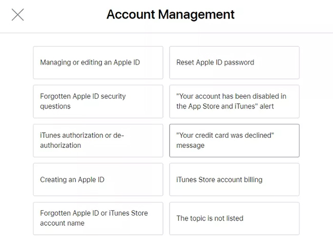 fix your account has been disabled via apple support
